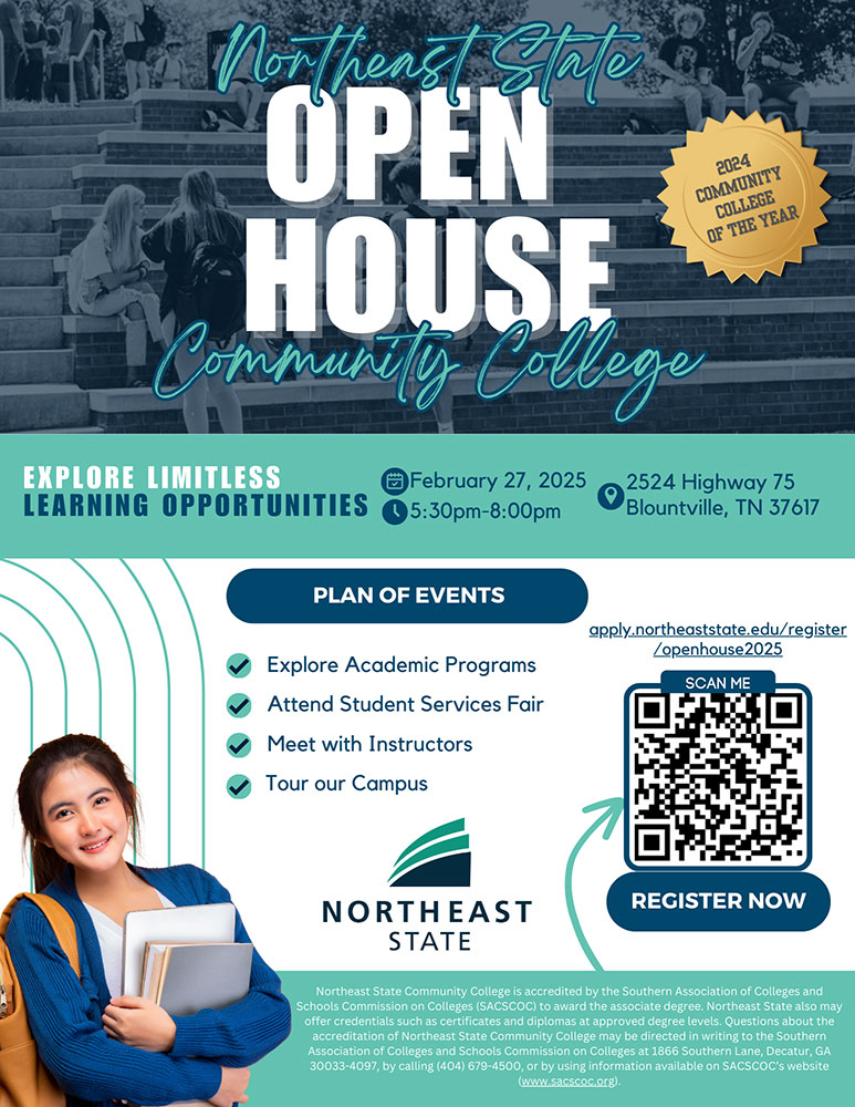 Spring 2025 Open House Flyer