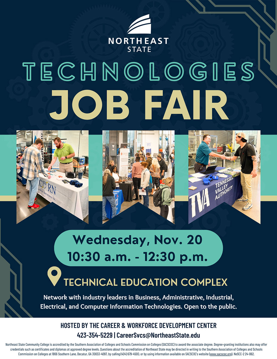 Technologies Job Fair flyer