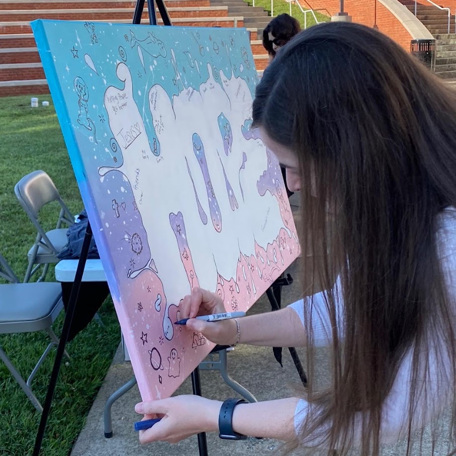 A mental health awareness art project at Northeast State